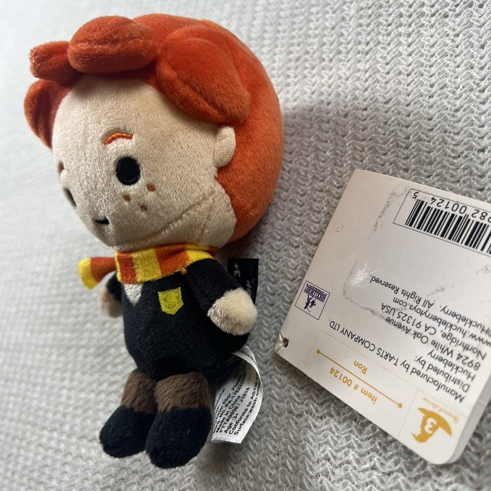 Harry Potter Ron Weasley Plush Beans Collection Wizarding World Chibi Gryffindor - Picture 5 of 6